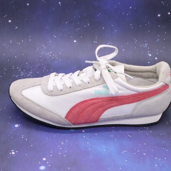 Puma Womens SF77 White Grey Pink Casual Shoes Athletic Sneakers US Size 8 - Picture 15 of 16